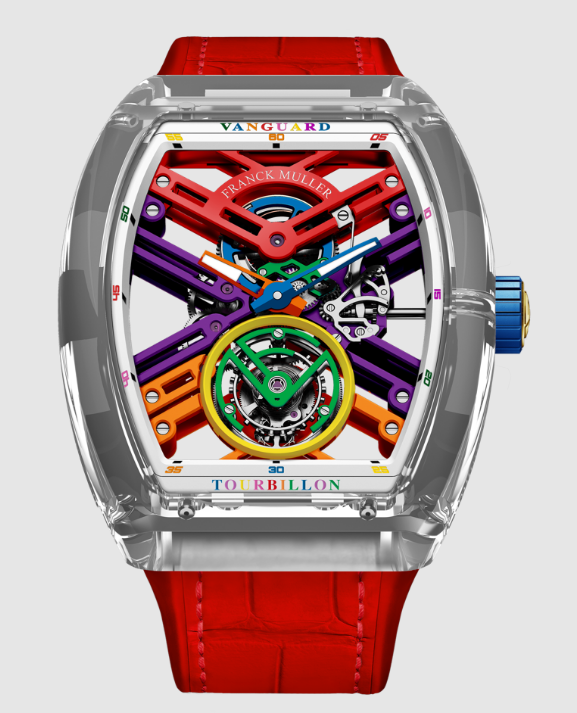 Franck Muller Vanguard Sapphire Replica Watch V 45 T SQT COL DRM SAPPHIRE